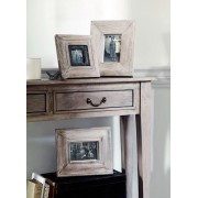 Wooden Three Antiqued Frames Limewashed
